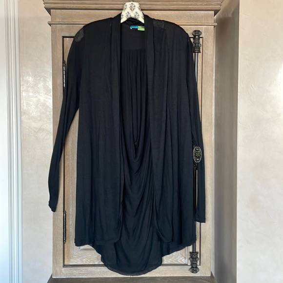 Alice + Olivia Sweaters - Alice and Olivia cotton long sleeve black cardigan sweater size medium